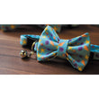 Bowtix Handmade Cat Collar With Removable Bowtie - Sea & Shell - Kohepets