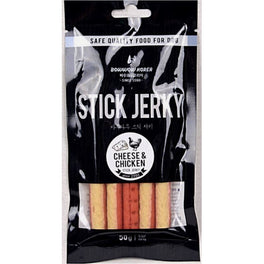 22% OFF (Exp 6 Aug): Bow Wow Cheese & Chicken Stick Dog Treat 50g - Kohepets