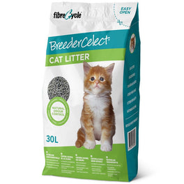 Breedercelect Recycled Paper Cat Litter 30L - Kohepets
