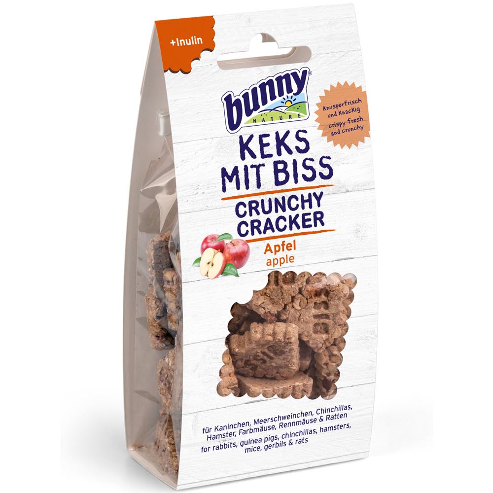 Bunny Nature Crunchy Cracker Apple Treats 50g - Kohepets