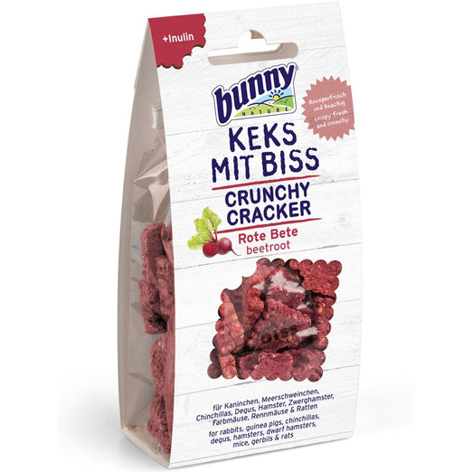 Bunny Nature Crunchy Cracker Beetroot Treats 50g - Kohepets