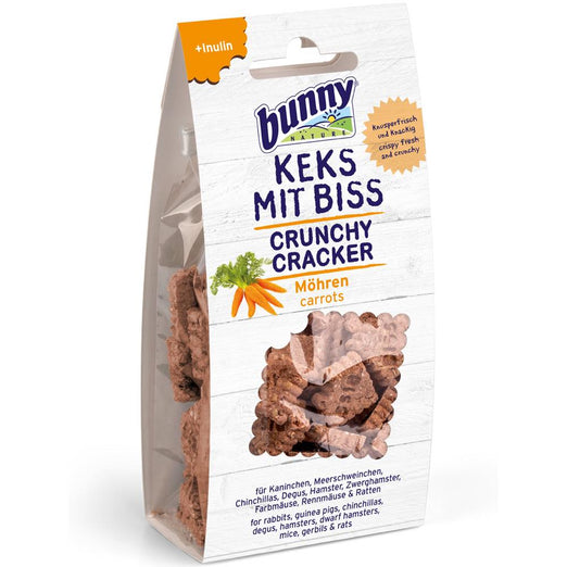 Bunny Nature Crunchy Cracker Carrot Treats 50g - Kohepets