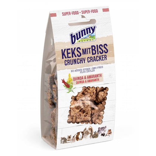 Bunny Nature Crunchy Crackers Quinoa & Amaranth Rabbit Treats 50g - Kohepets
