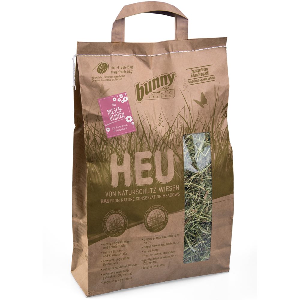 Bunny Nature Hay With Meadow Flowers 250g - Kohepets