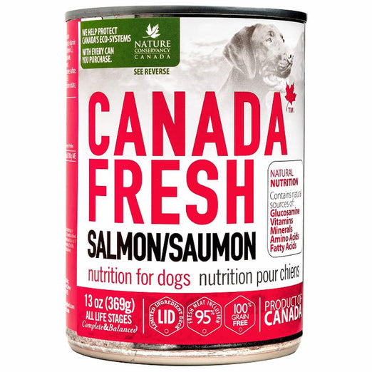 25% OFF: Canada Fresh Salmon Grain-Free Canned Dog Food 369g