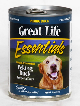 Great Life Essentials Grain & Potato-Free Peking Duck Canned Dog Food 13oz - Kohepets
