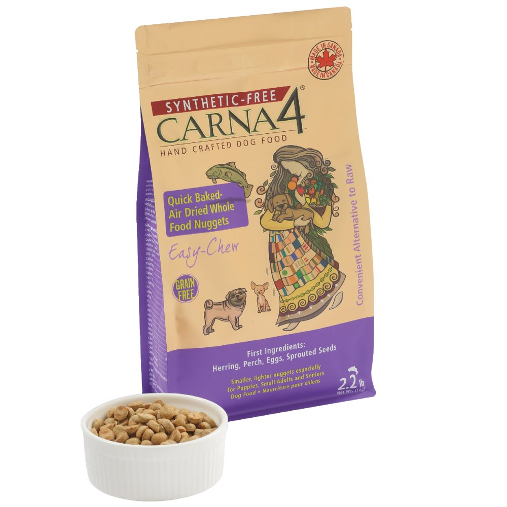 Carna4 Quick Baked Air Dried Easy Chew Fish Grain-Free Dry Dog Food ...