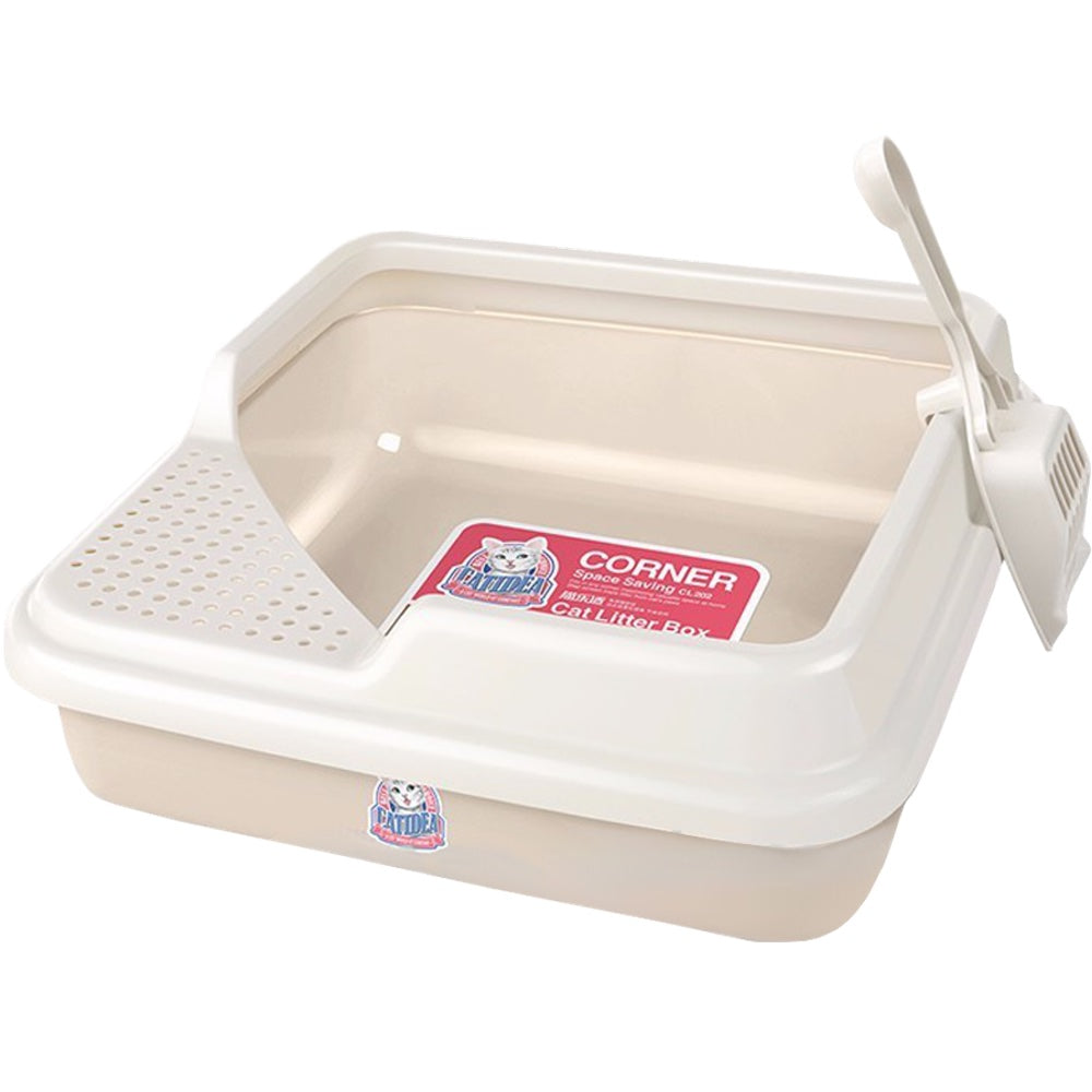 CatIdea Square Corner Cat Litter Box - Kohepets