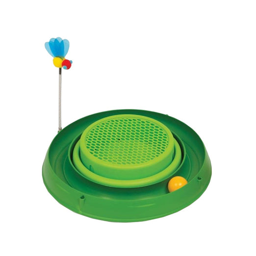 Catit Play 3-in-1 Cat Circuit Ball Toy with Grass Planter Cat Toy - Kohepets