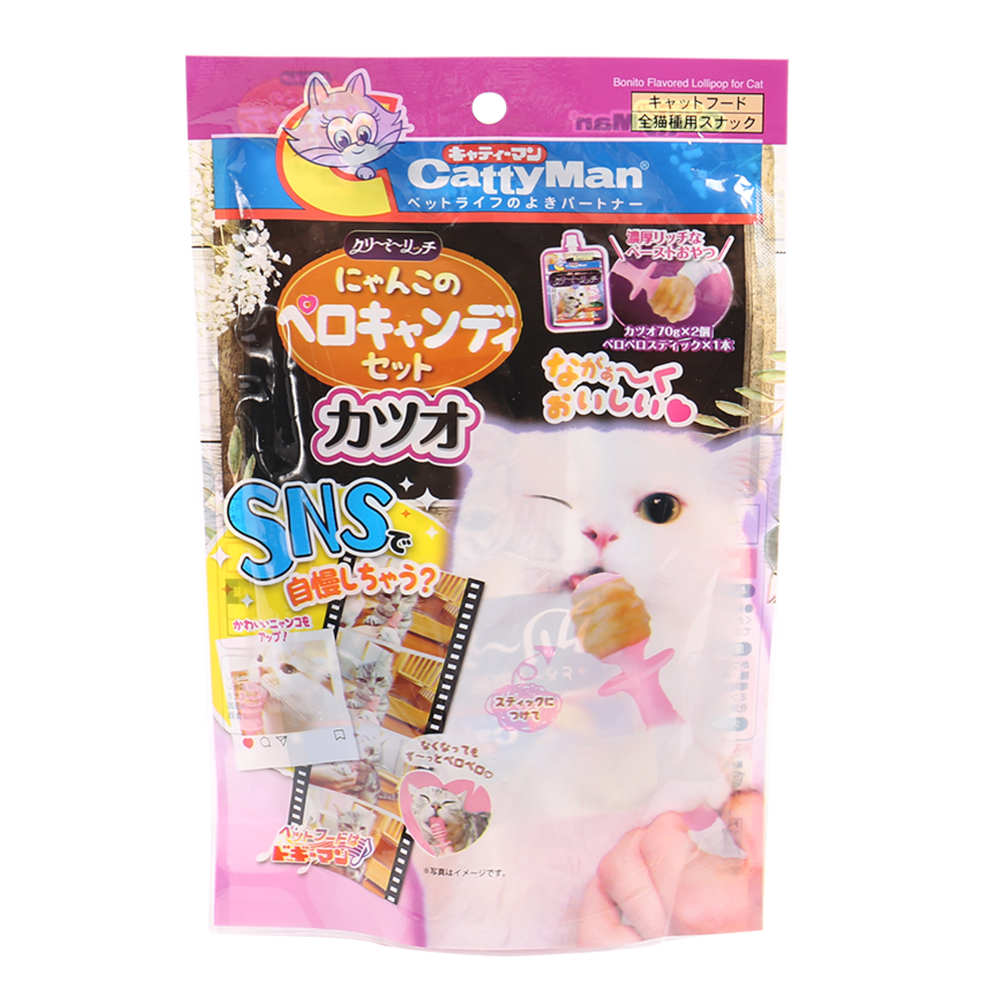 CattyMan Bonito Flavored Lollipop DIY Set for Cat 140g - Kohepets