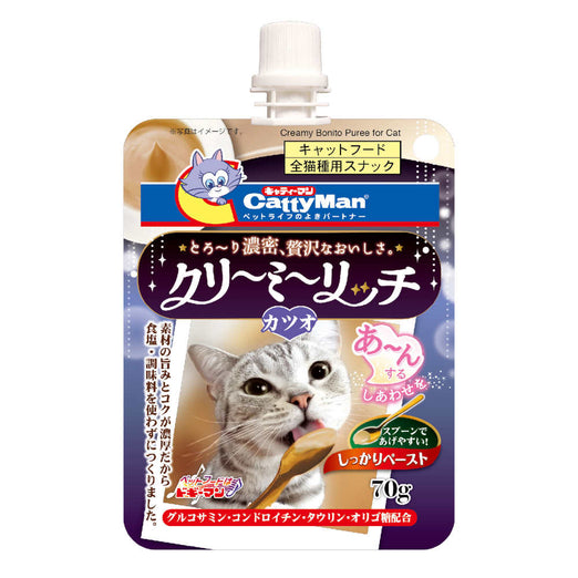 CattyMan Creamy Bonito Puree Cat Treat 70g - Kohepets