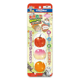 CattyMan Fruit Balls Cat Toys 3pc - Kohepets