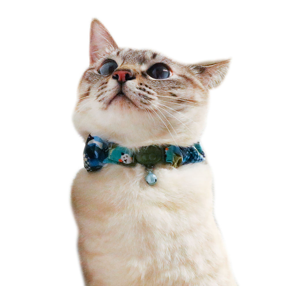 CattyMan Le Collier Japonais Cat Collar (Geometrical Cat) - Kohepets
