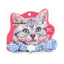 CattyMan Le Collier Pop Cat Collar (Blue Checkered)