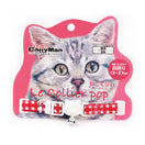 CattyMan Le Collier Pop Cat Collar (Red Checkered)
