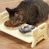 CattyMan Woody Dining Table For Cats - Kohepets