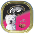 Cesar Beef Pate Tray Dog Food 100g