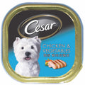 Cesar Chicken & Vegetables Tray Pate Dog Food 100g - Kohepets