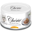Cherie Hairball Formula Tuna Topping Katsuobushi In Gravy Canned Cat Food 80g