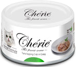 Cherie Hairball Formula Tuna Topping Crab In Gravy Canned Cat Food 80g