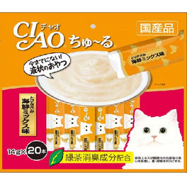 Ciao ChuRu Chicken Fillet Seafood Liquid Cat Treat 280g - Kohepets