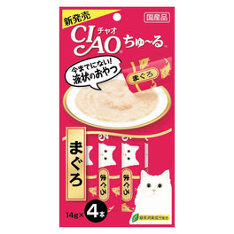3 FOR $12: Ciao ChuRu Maguro Tuna Liquid Cat Treat 56g - Kohepets