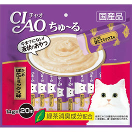 Ciao ChuRu Tuna & Scallop Liquid Cat Treats 280g - Kohepets