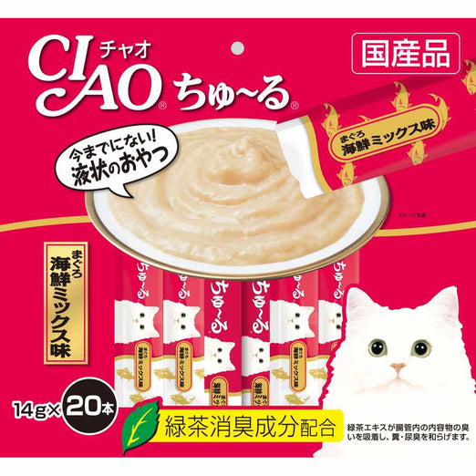 Ciao ChuRu White Meat Tuna Liquid Cat Treat 280g - Kohepets