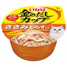 6 FOR $13: Ciao Kinnodashi Chicken Fillet In Gravy With Shirasu Topping Cup Cat Food 70g