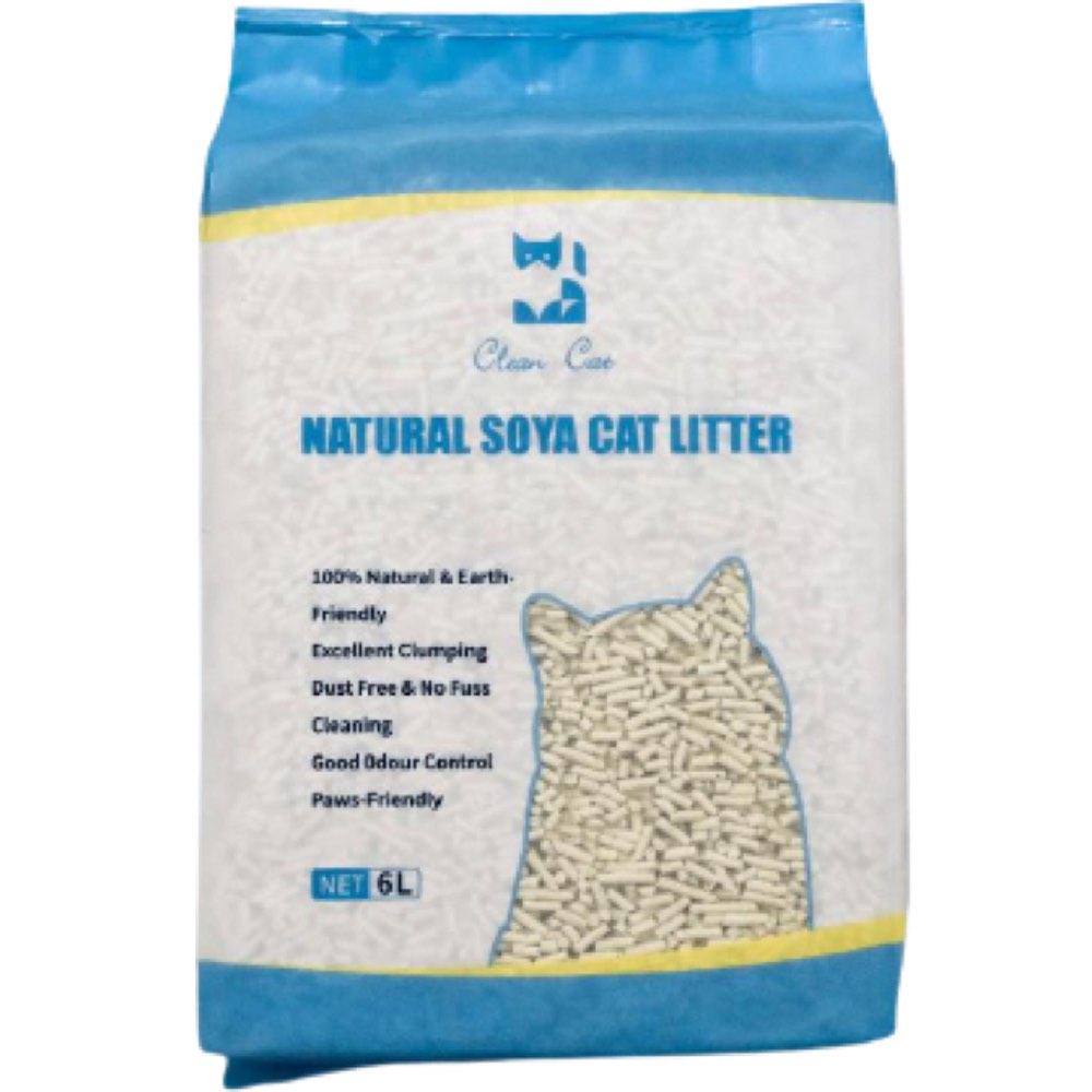 Clean Cat Natural Soya Cat Litter 6L - Kohepets