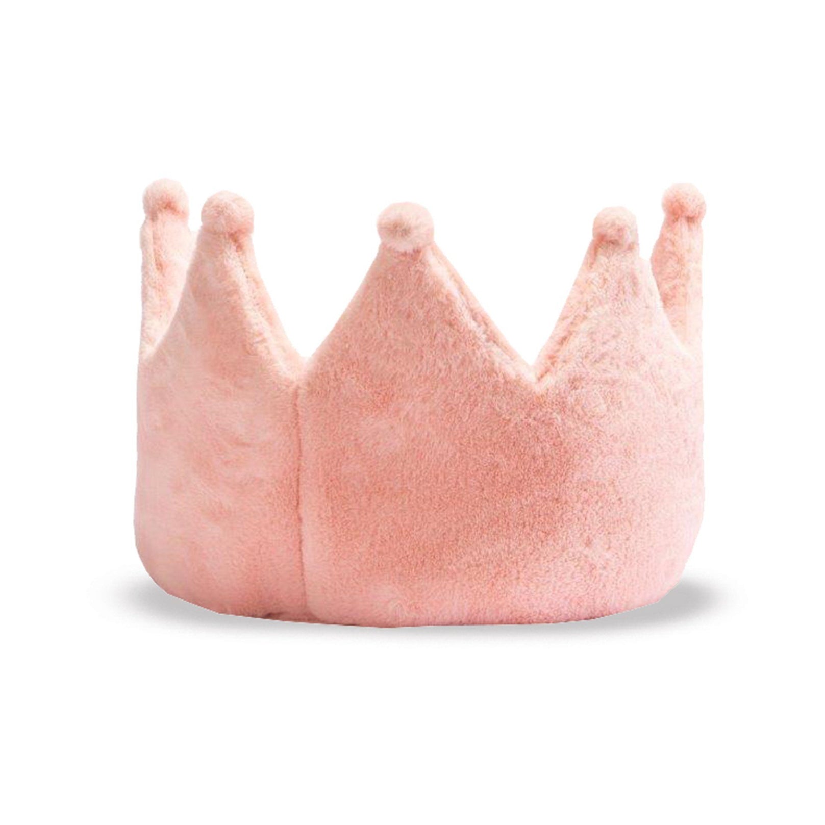 Nandog Luxe Crown Bed For Cats & Dogs (Plush Pink) - Kohepets