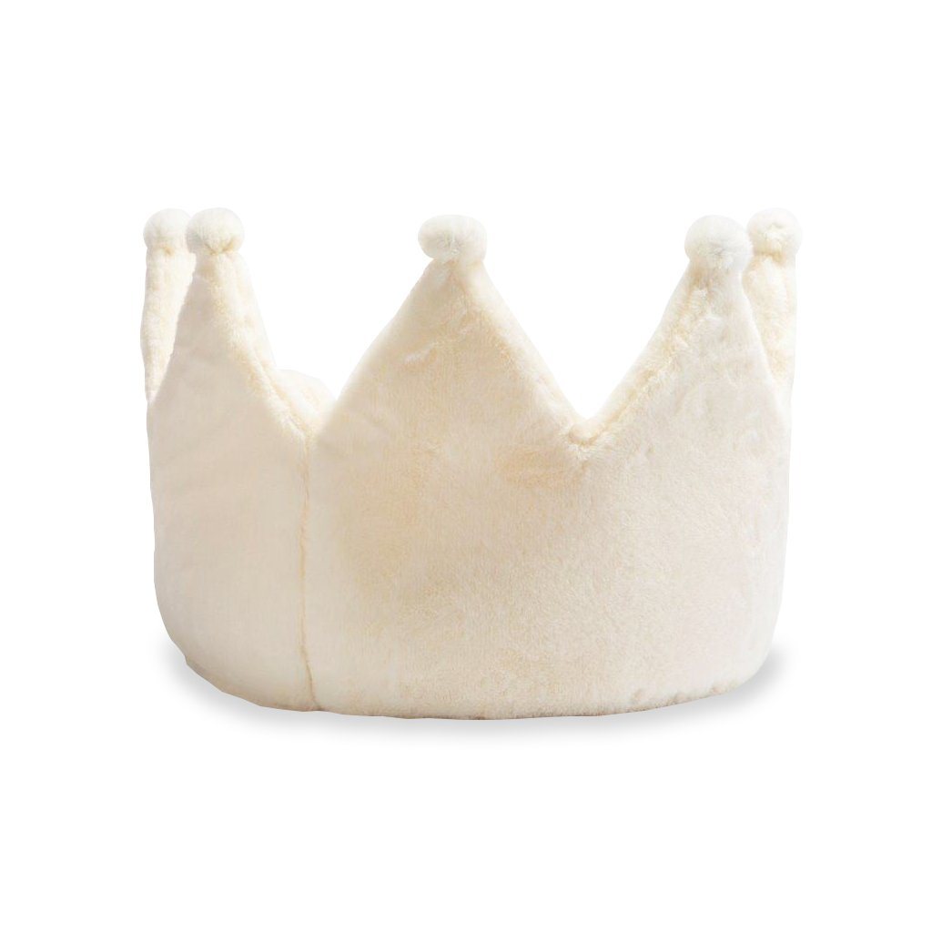 Nandog Luxe Crown Bed For Cats & Dogs (Cloud Ivory) - Kohepets