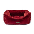 Nandog Luxe Cloud Reversible Bed For Cats & Dogs (Burgundy) - Kohepets