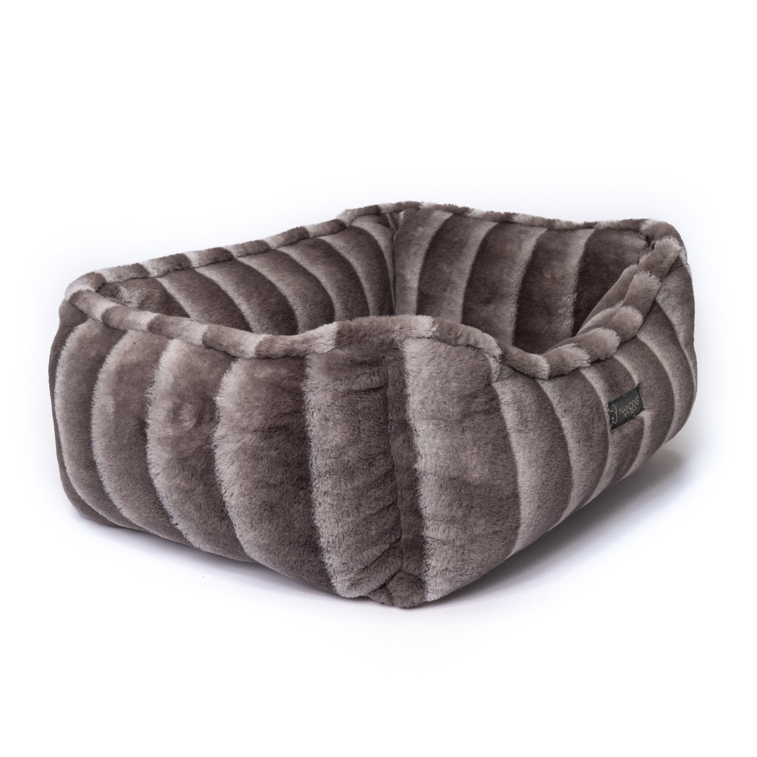 Nandog Luxe Cloud Reversible Bed For Cats & Dogs (Chinchilla) - Kohepets