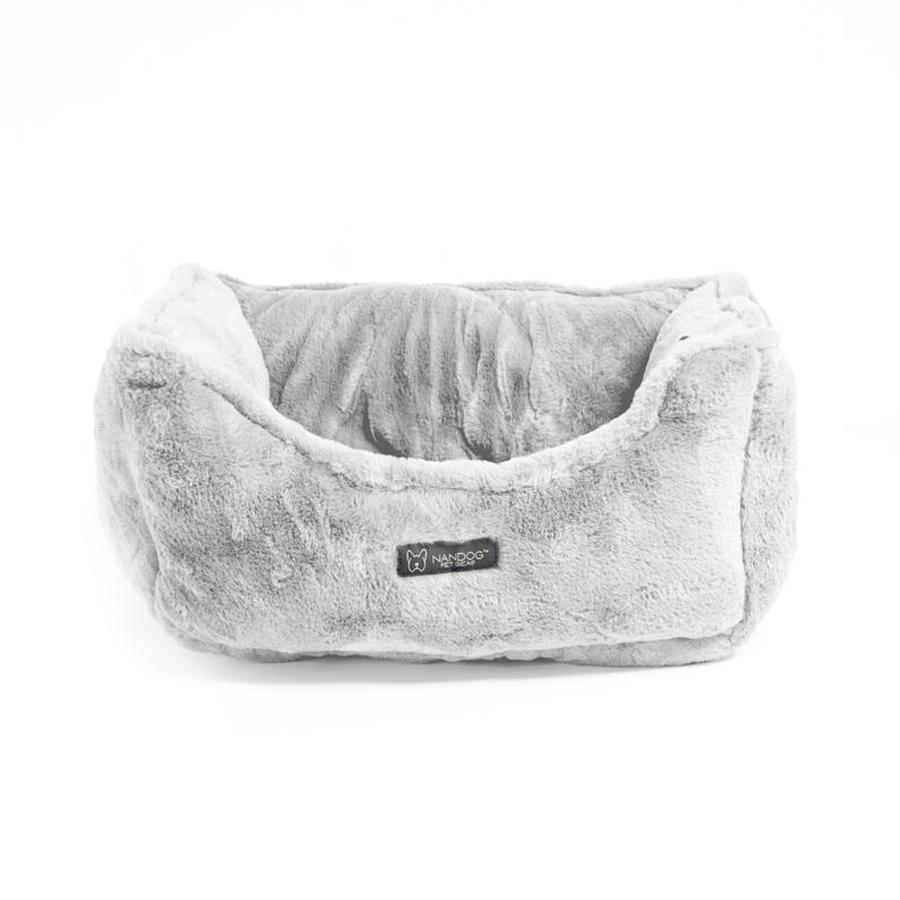 Nandog Luxe Cloud Reversible Bed For Cats & Dogs (Grey) - Kohepets