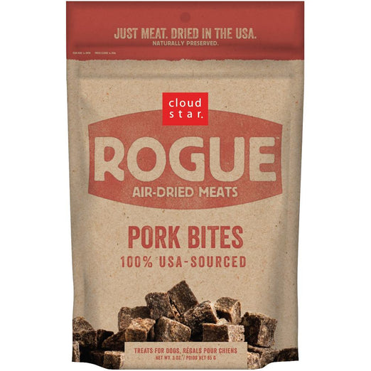 33% OFF: Cloud Star Rogue Air-Dried Pork Bites Dog Treats 85g - Kohepets