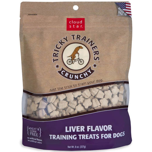 33% OFF: Cloud Star Crunchy Tricky Trainers Liver Dog Treats 227g - Kohepets