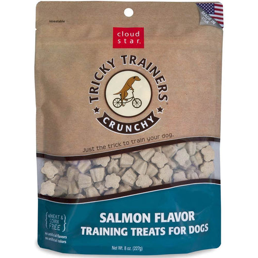 33% OFF Cloud Star Crunchy Tricky Trainers Salmon Dog Treats 227g - Kohepets