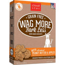 BUY 2 GET 1 FREE: Cloud Star Wag More Bark Less Oven Baked Peanut Butter and Apples Dog Treats 14oz