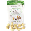 CocoTherapy Coco-Carnivore Meatballs Turkey Spinach Coconut Freeze-Dried Treats For Cats & Dogs 2.5oz