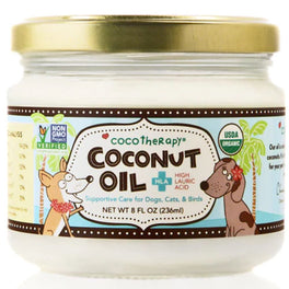 '5% OFF': CocoTherapy Organic Virgin Coconut Oil For Cats, Dogs & Birds (Jar)