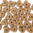 CocoTherapy Pure Hearts Organic Coconut Banana Brulee Grain-Free Dog Treats 5oz