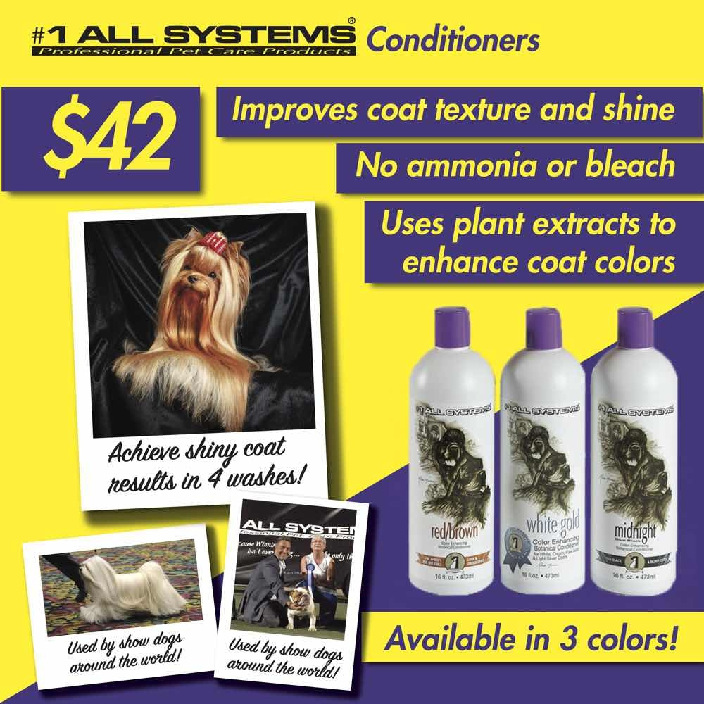 ZZZ #1 All Systems White Gold Color Enhancing Botanical Pet Conditioner 16oz - Kohepets