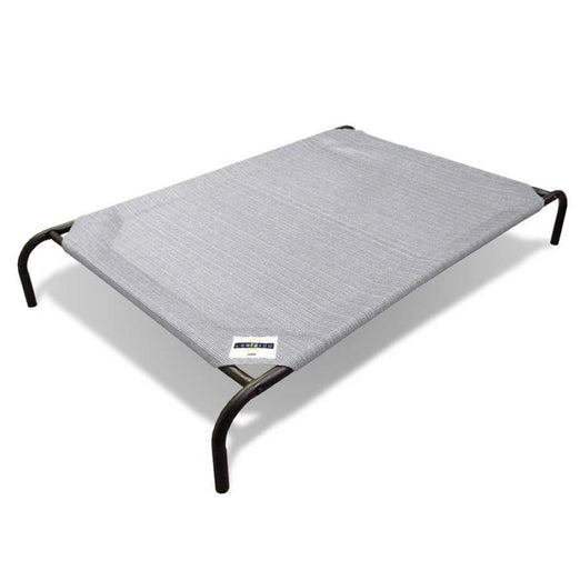 20% OFF: Coolaroo Elevated Knitted Fabric Pet Bed - Light Grey - Kohepets