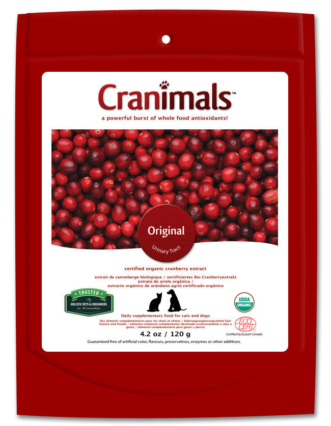 Cranimals Original Urinary Tract Supplement For Dogs & Cats 120g - Kohepets