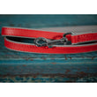 Das Lederband Firenze Leather Dog Leash (Carnelian/Stone)