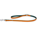 Das Lederband Firenze Leather Dog Leash (Orange/Forest)