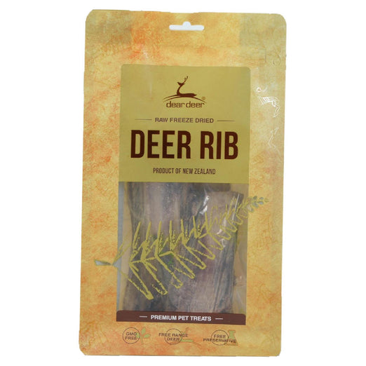 Dear Deer Freeze Dried Deer Rib Dog & Cat Treat 100g - Kohepets