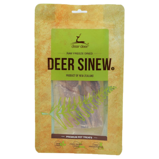 Dear Deer Freeze Dried Deer Sinew Dog & Cat Treat 75g - Kohepets