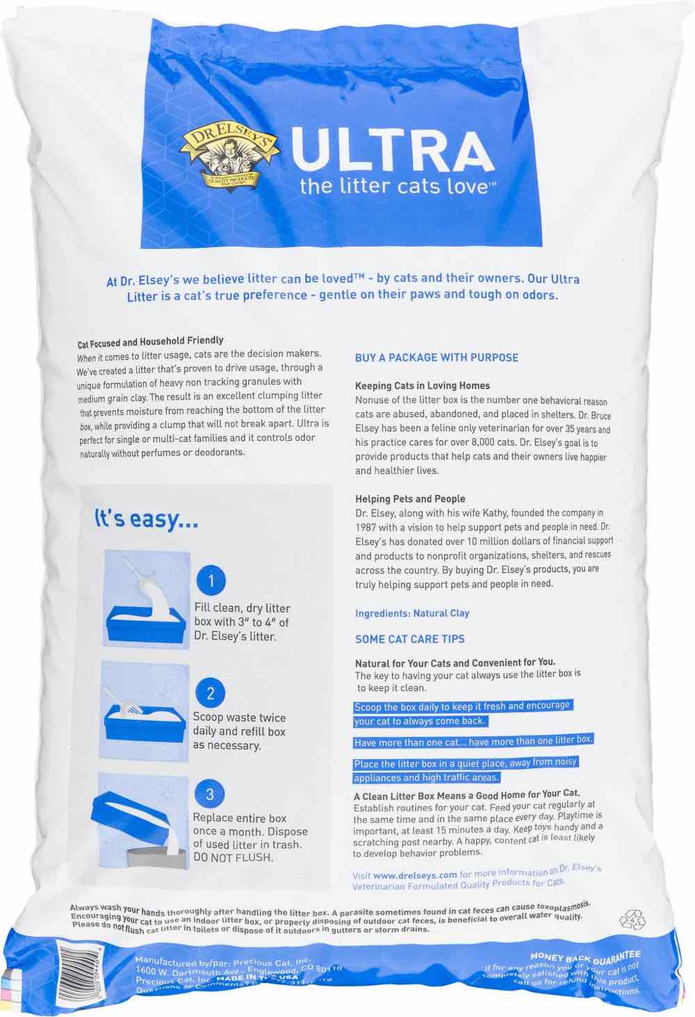 20% OFF: Dr Elsey's Ultra Clumping Clay Cat Litter - Kohepets